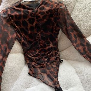 Mesh Cheetah Body suit